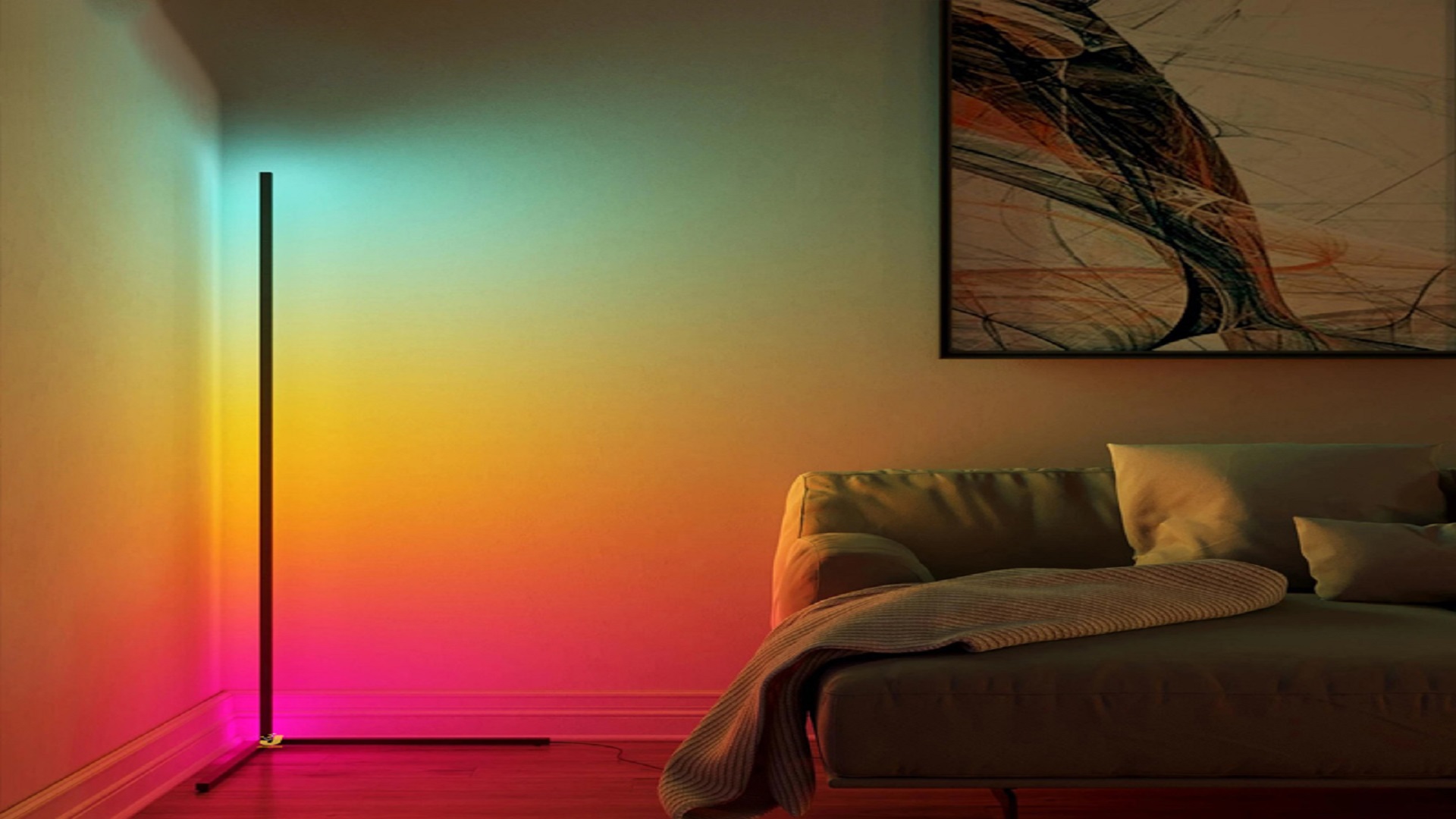 RGB floor lamp