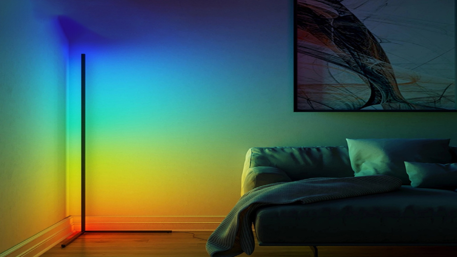 RGB floor lamp