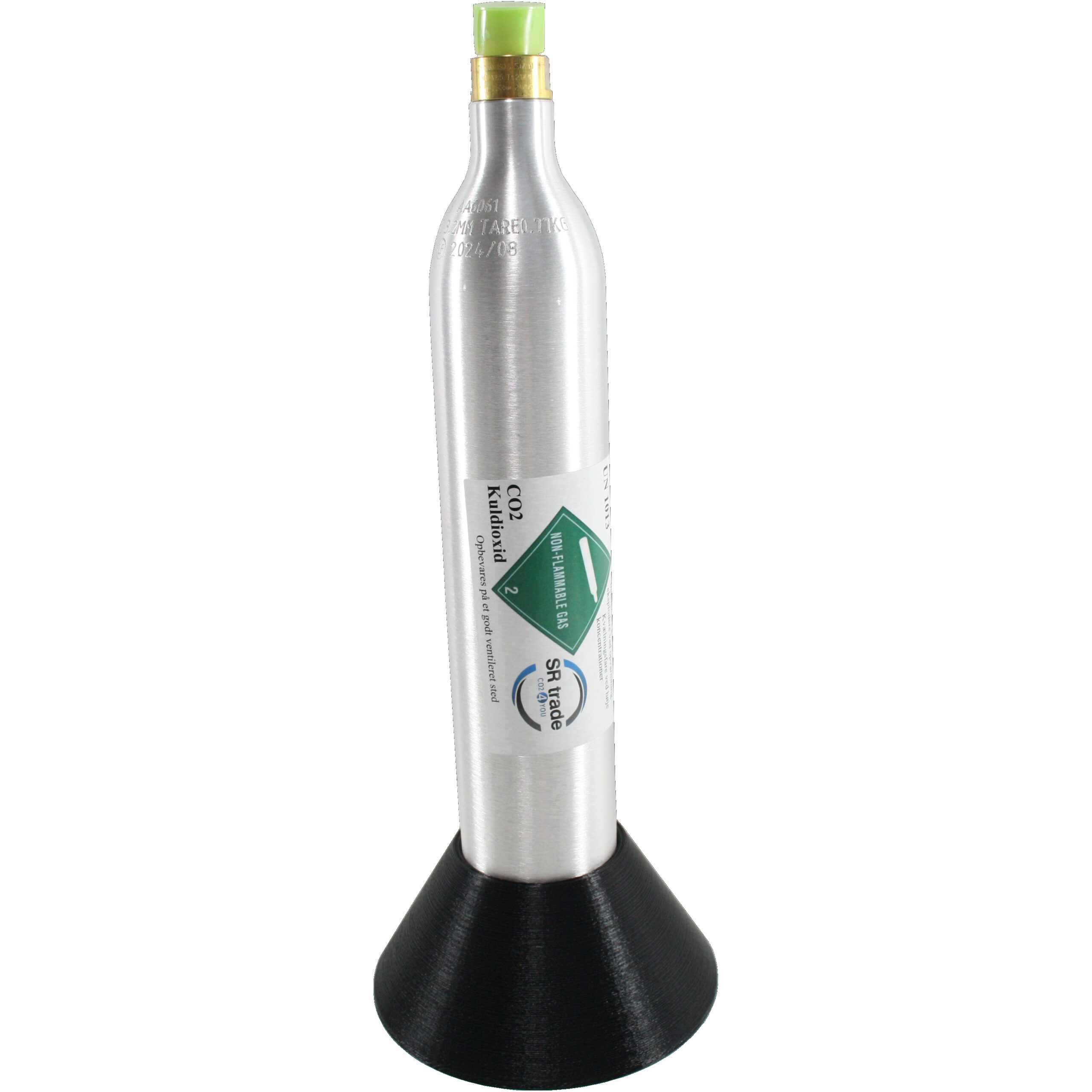 Gulvstander til SodaCylinder og 0,5 kg Co2 flasker - Billede 2