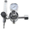 CO2 regulator med manometer og flowmeter, 6 og 8mm slangestuds