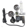 CO2 regulator med 220V magnetventil