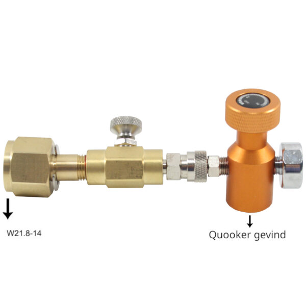 Adapter fyldefittings til Quooker flaske