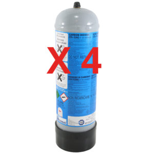 Co2 &nbsp;engangsflaske fødevaregodkendt 1200gram