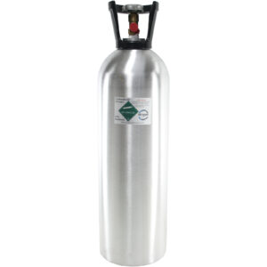 CO2 – flaske,   10kg Aluminium, – fyldt